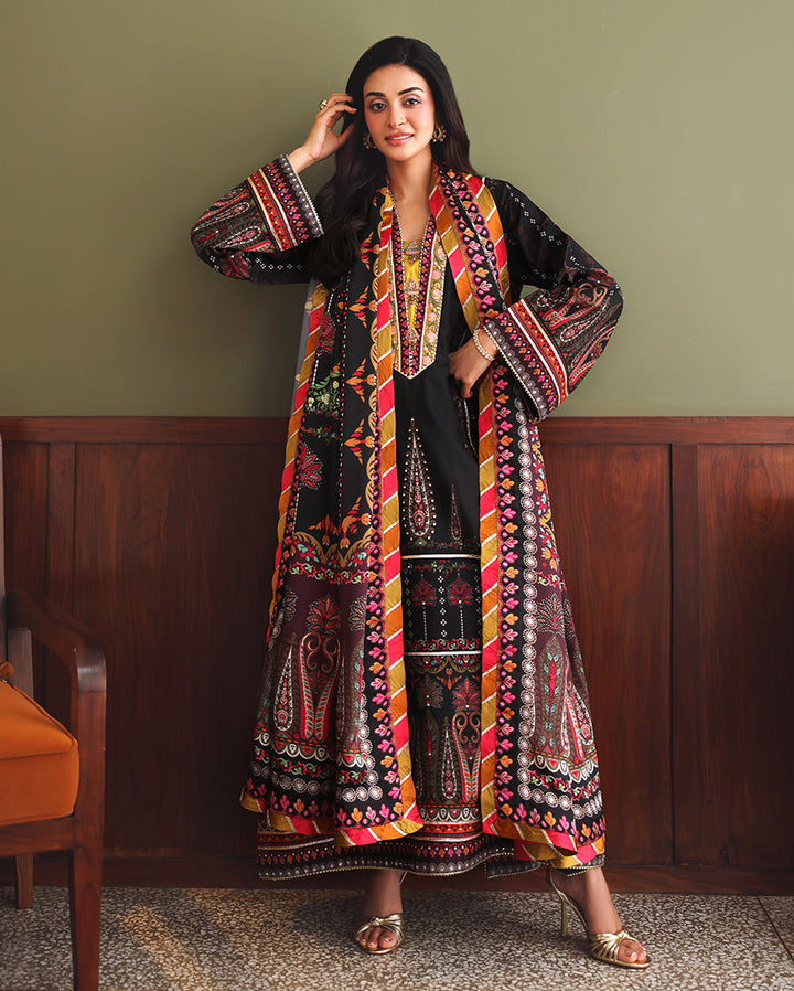 Hemline Nirvana Unstitched 3 Pc