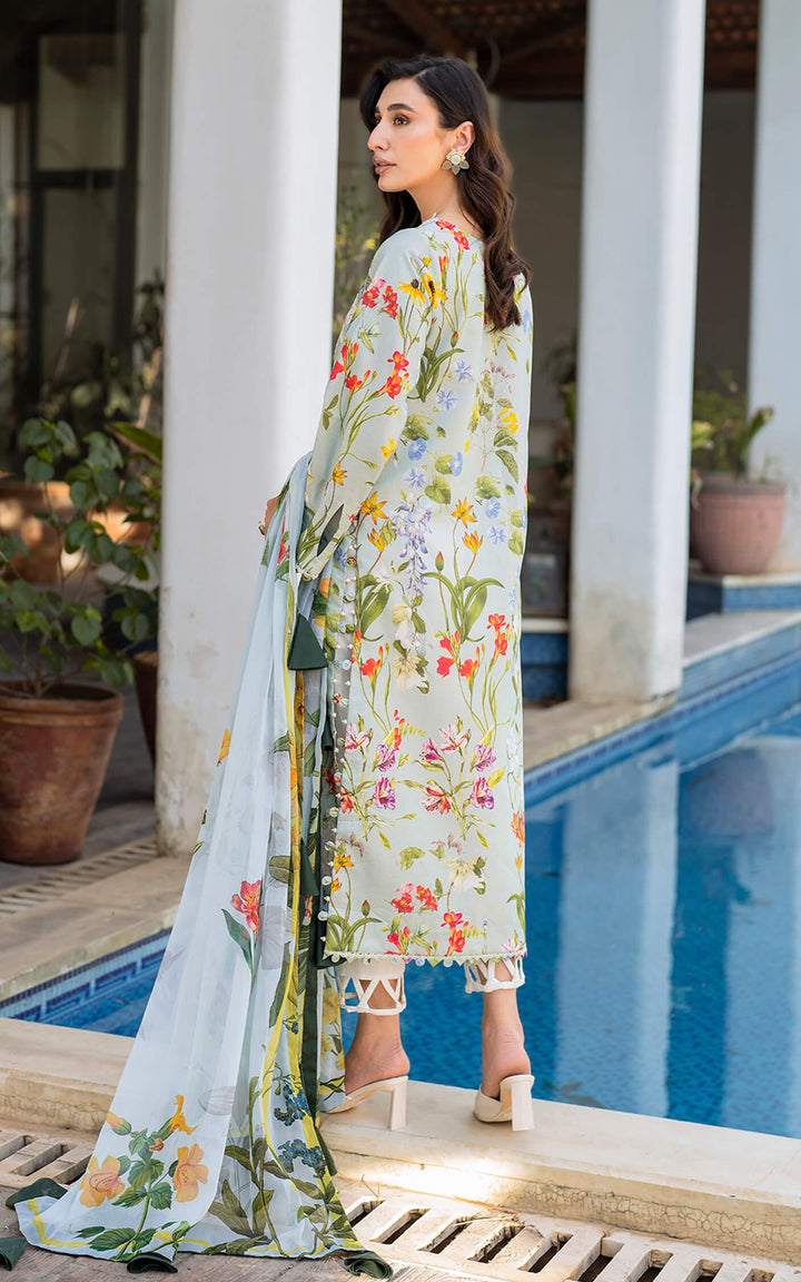 ASIF &amp; NABEEL MERAKI  Unstitched Lawn - Suroor MK-04