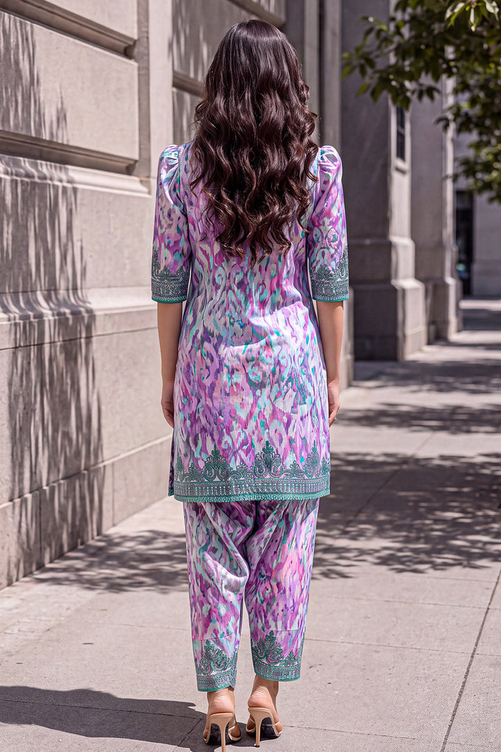 Unstitched Printed Lawn 2 Piece (Shirt/Trouser)