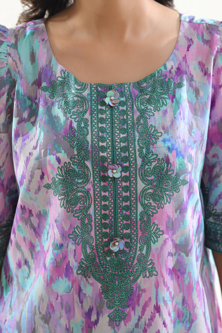 Unstitched Printed Lawn 2 Piece (Shirt/Trouser)
