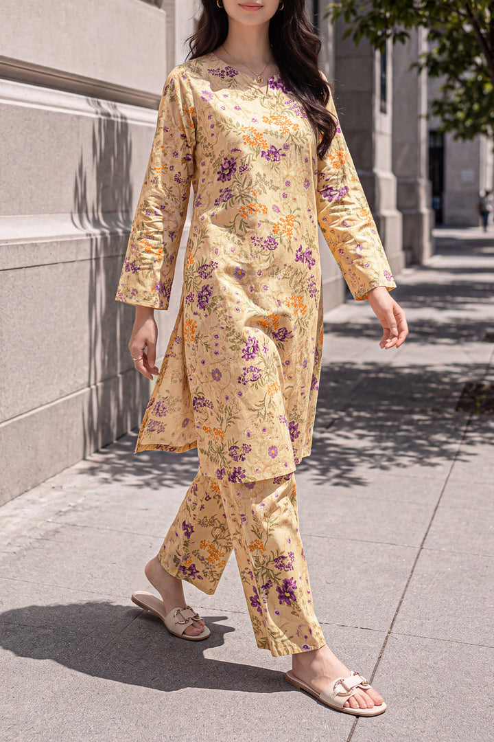 Unstitched Printed Premium Lawn 2 Piece (Shirt/Trouser)