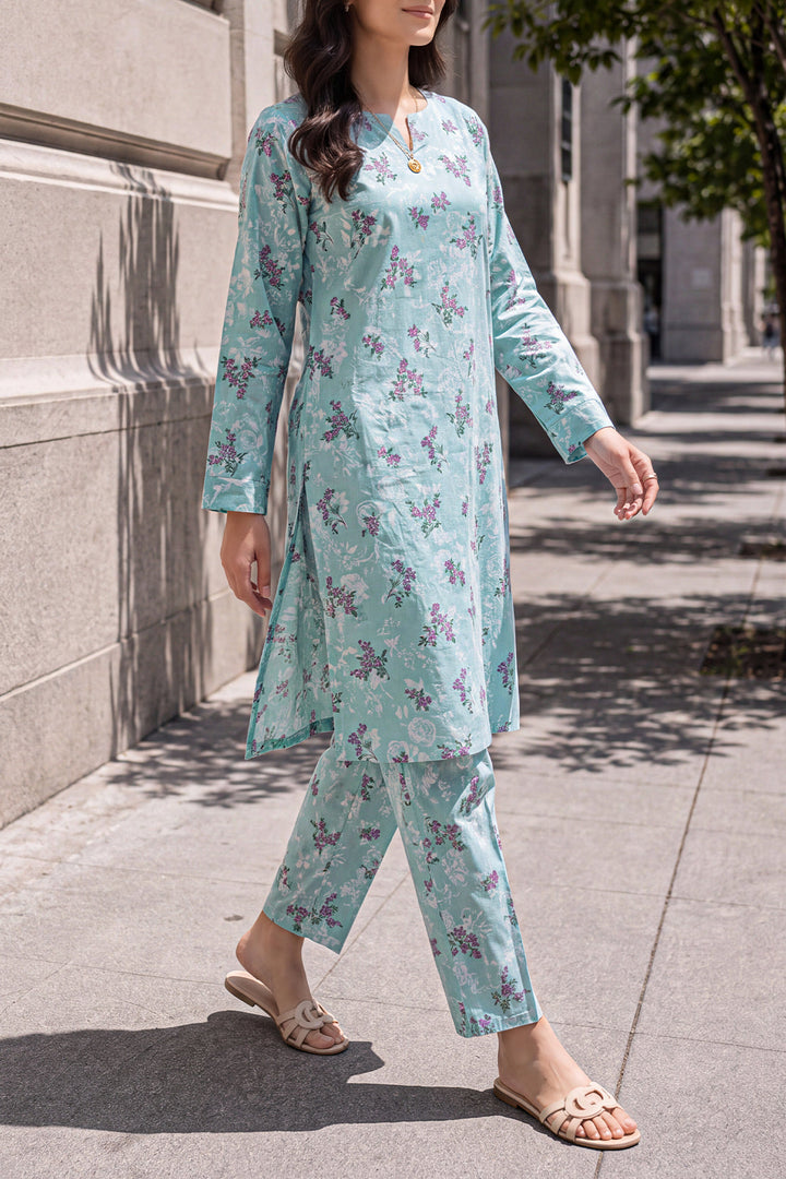 Unstitched Printed Lawn 2 Piece (Shirt/Trouser)