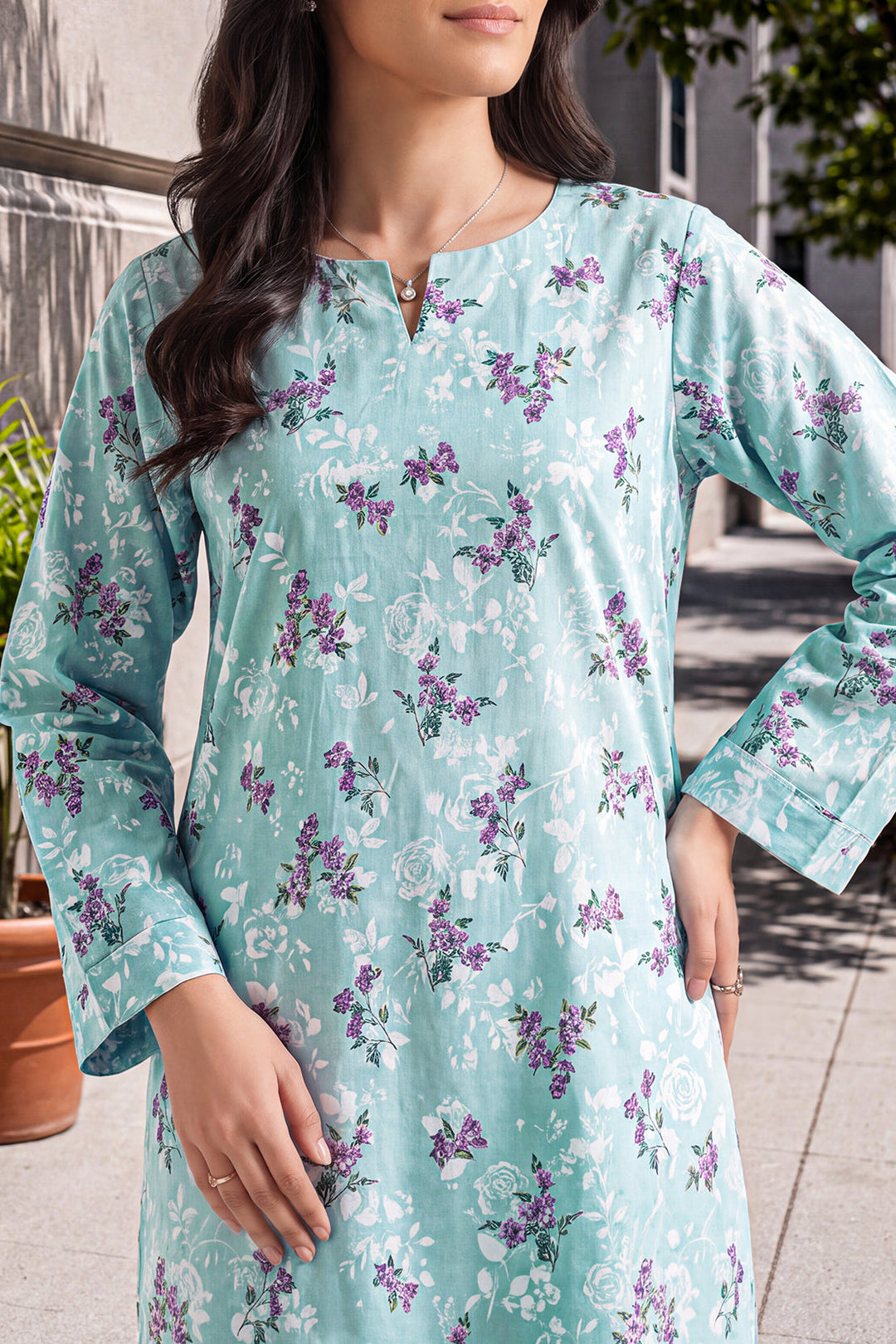 Unstitched Printed Lawn 2 Piece (Shirt/Trouser)