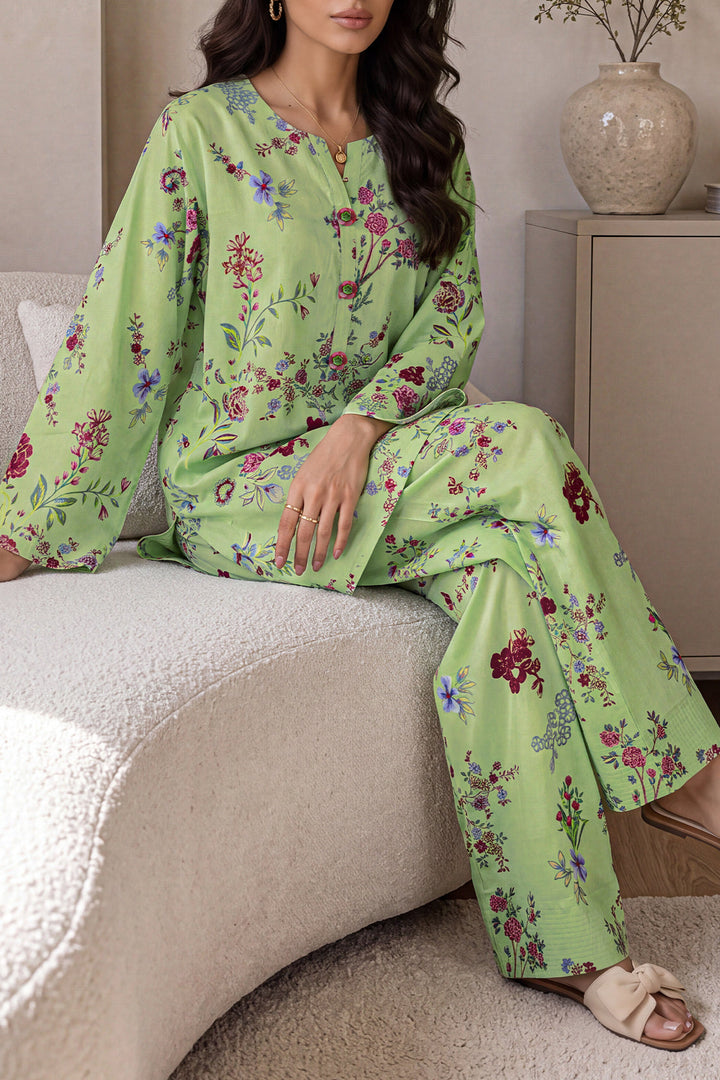 Unstitched Printed Lawn 2 Piece (Shirt/Trouser)