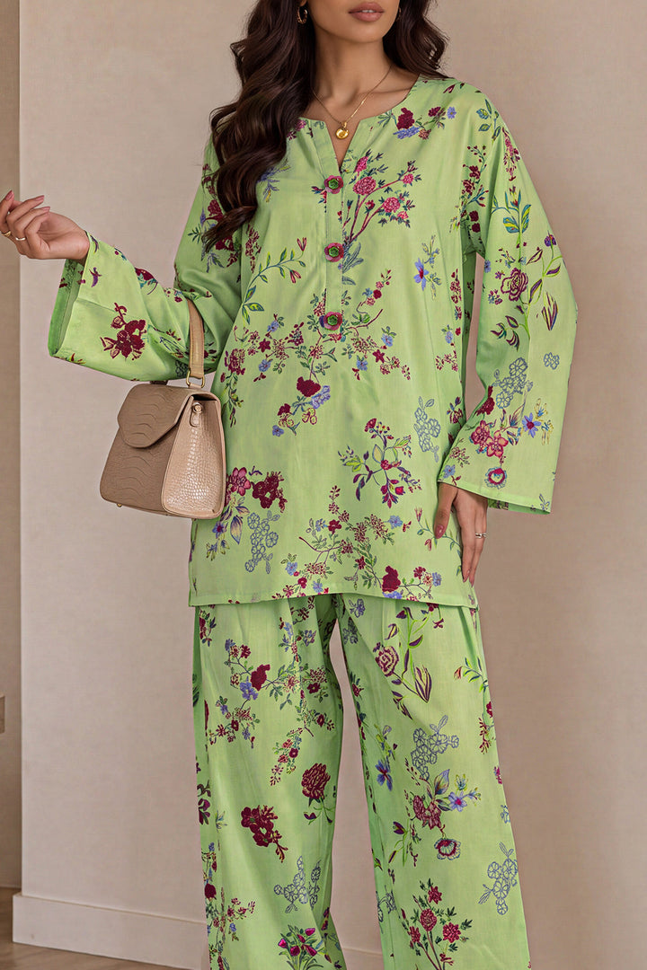 Unstitched Printed Lawn 2 Piece (Shirt/Trouser)