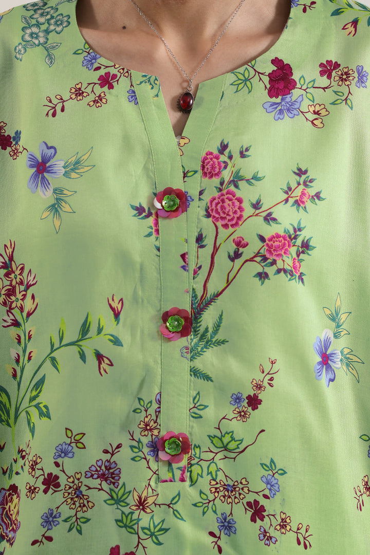 Unstitched Printed Lawn 2 Piece (Shirt/Trouser)