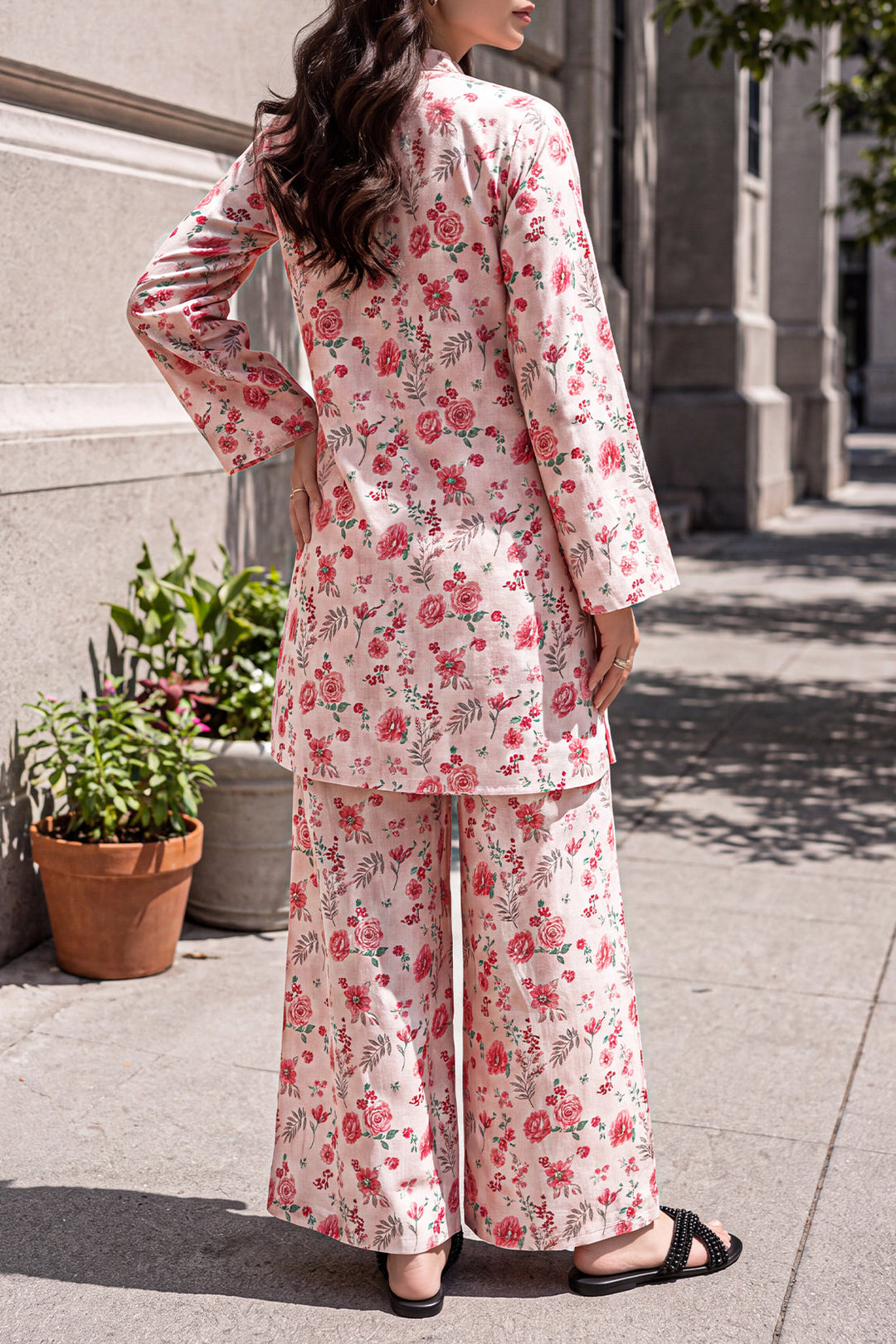 Unstitched Printed Lawn 2 Piece (Shirt/Trouser)