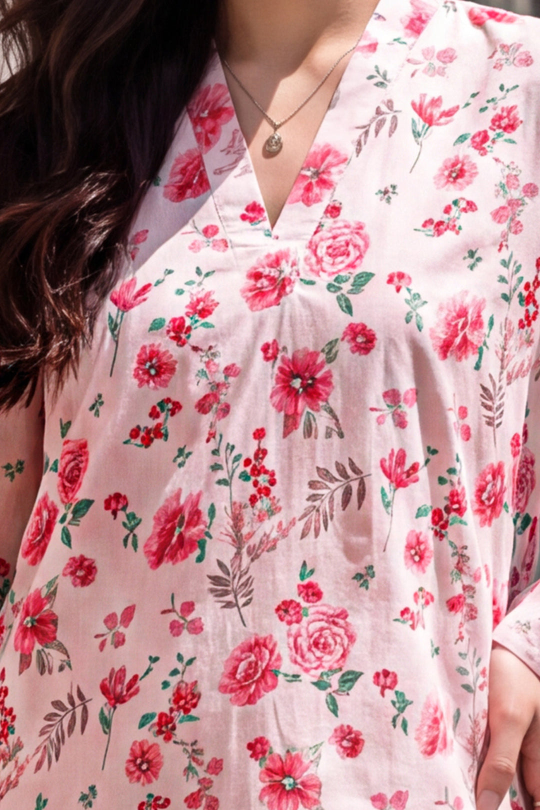 Unstitched Printed Lawn 2 Piece (Shirt/Trouser)