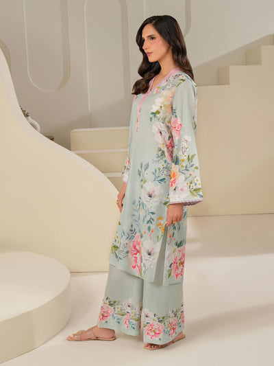 3 Piece Cambric Suit-Printed (Unstitched)