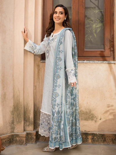 3 Piece Lawn Suit-Embroidered