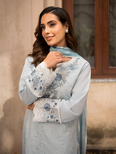 3 Piece Lawn Suit-Embroidered