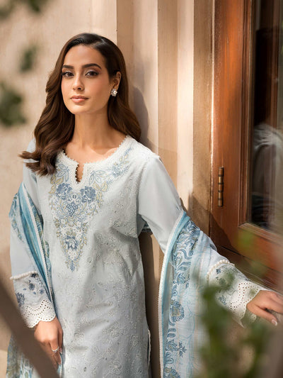 3 Piece Lawn Suit-Embroidered