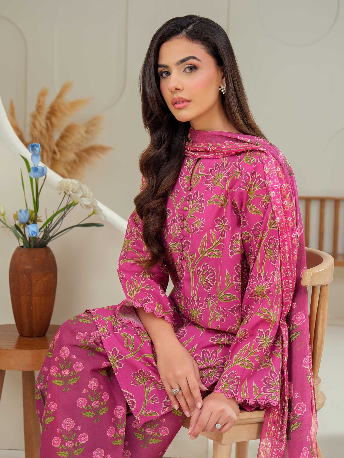 3 Piece Lawn Suit-Printed (Unstitched)