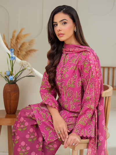 3 Piece Lawn Suit-Printed (Unstitched)
