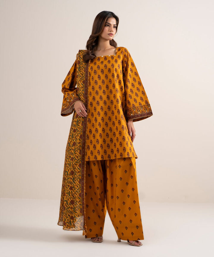 3 PIECE - PRINTED LAWN SUIT