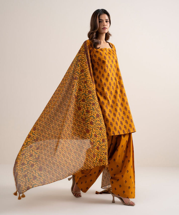 3 PIECE - PRINTED LAWN SUIT