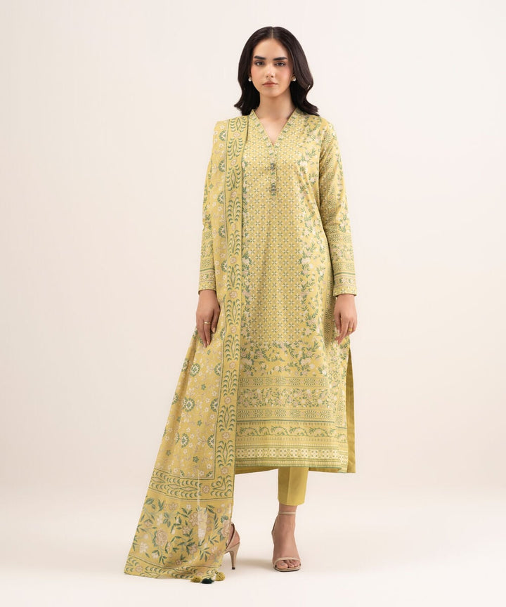 3 PIECE - PRINTED LAWN SUIT