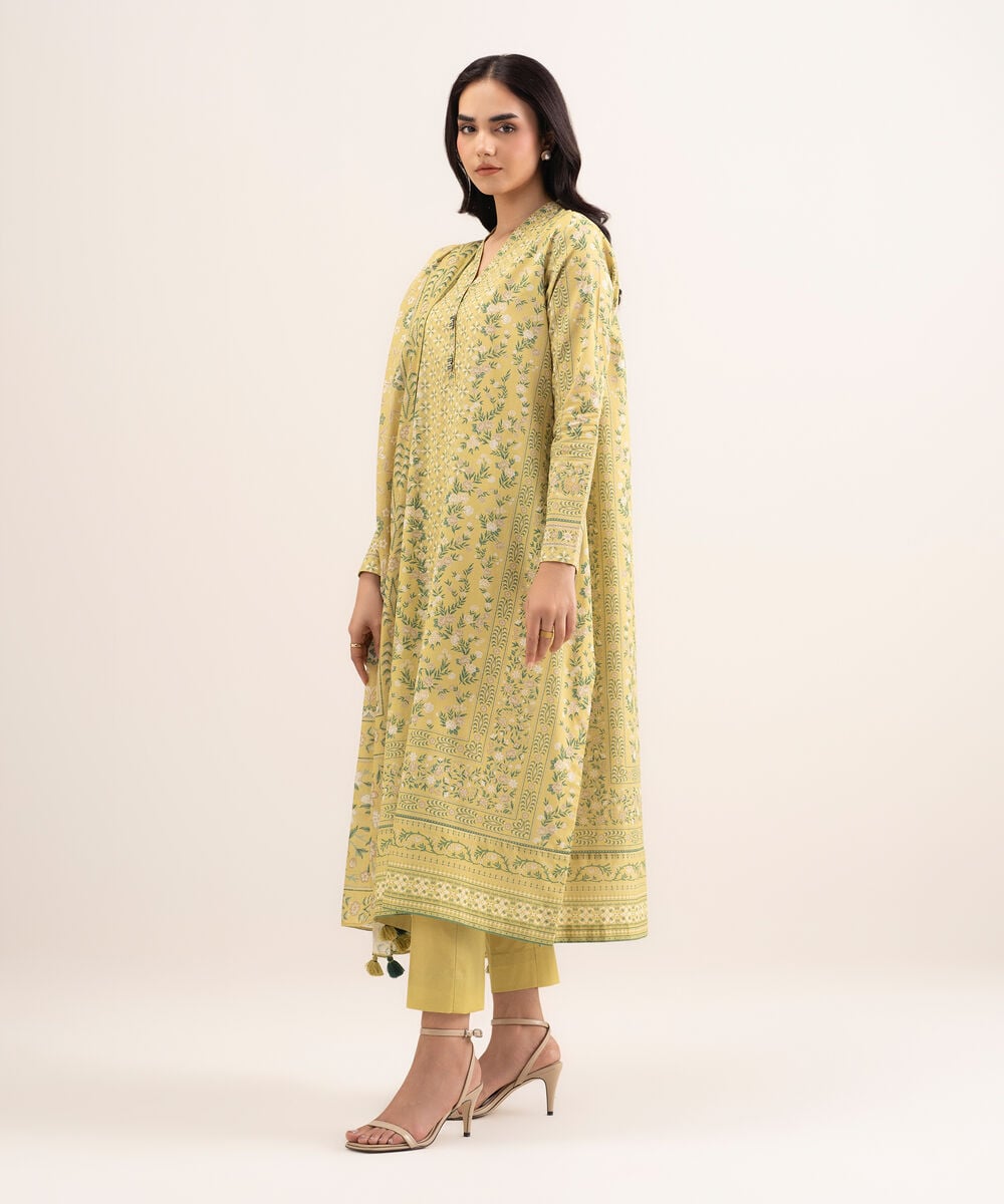 3 PIECE - PRINTED LAWN SUIT