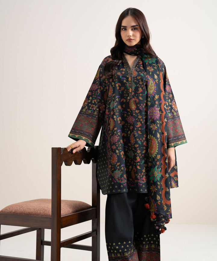 3 PIECE - PRINTED LAWN SUIT