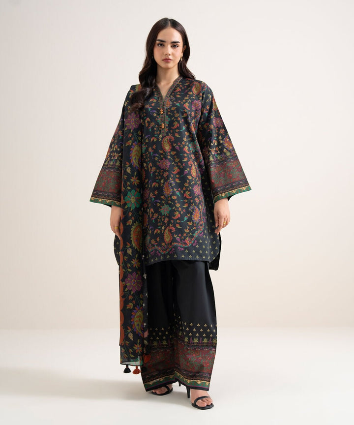 3 PIECE - PRINTED LAWN SUIT