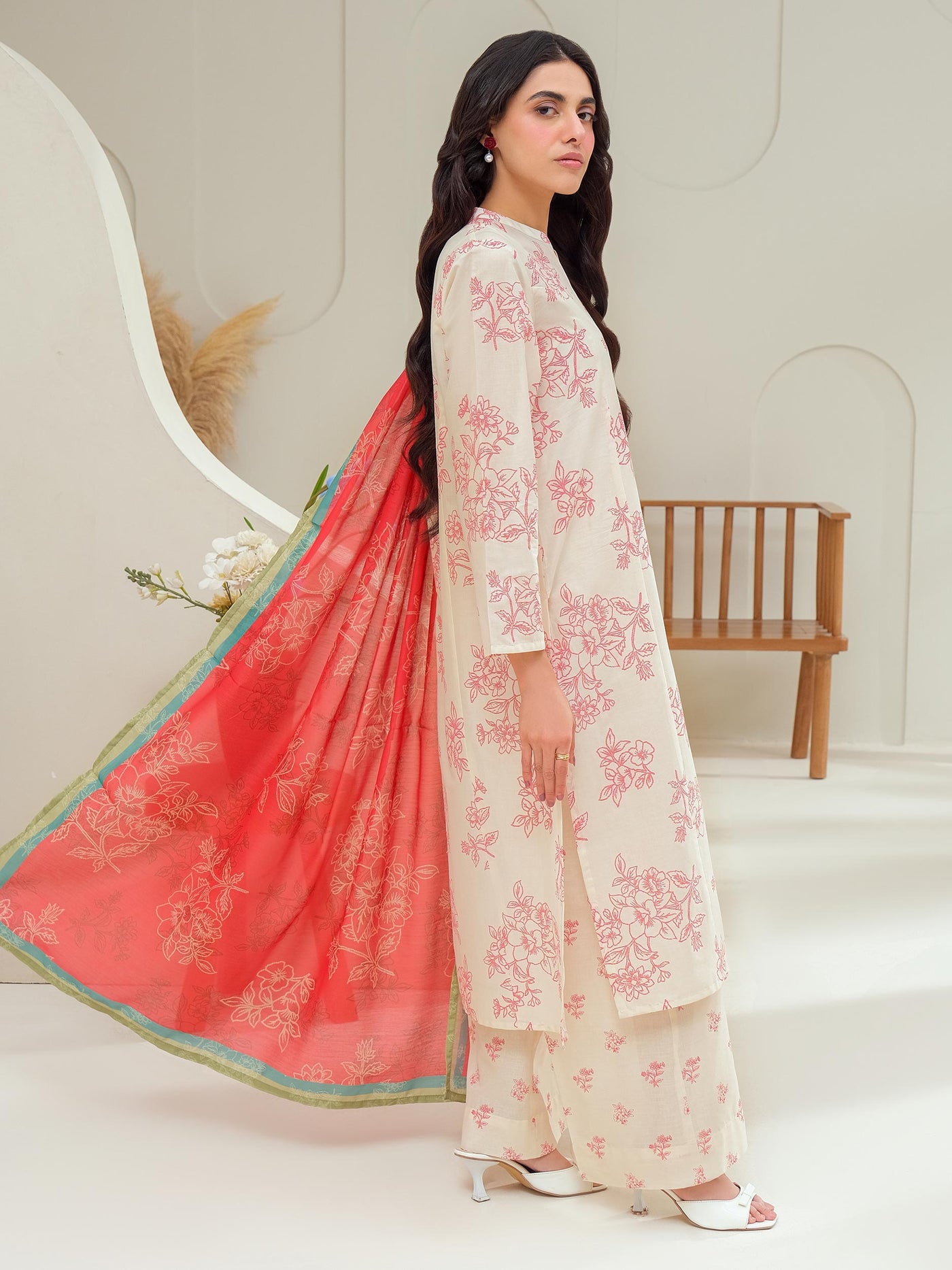 3 Piece Lawn Suit-Paste Print (Unstitched)