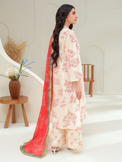 3 Piece Lawn Suit-Paste Print (Unstitched)