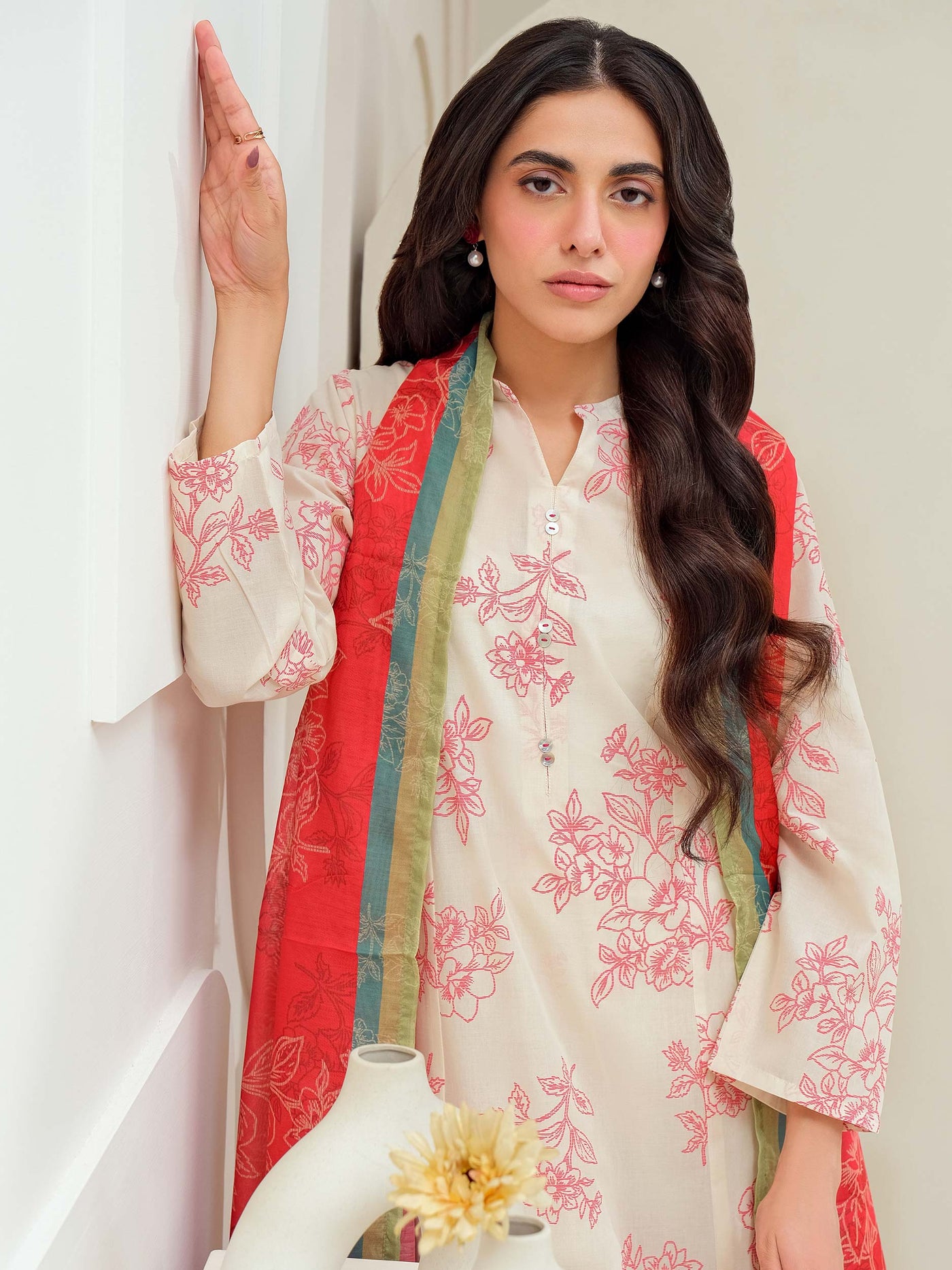 3 Piece Lawn Suit-Paste Print (Unstitched)