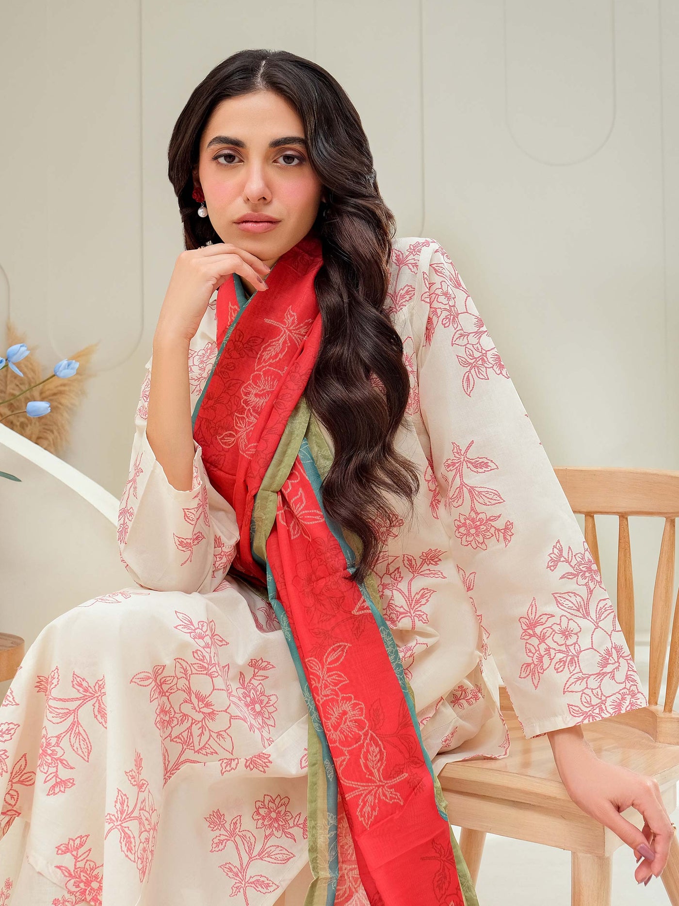 3 Piece Lawn Suit-Paste Print (Unstitched)