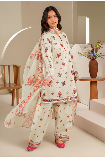 3 Piece Lawn Suit-Printed (Unstitched)