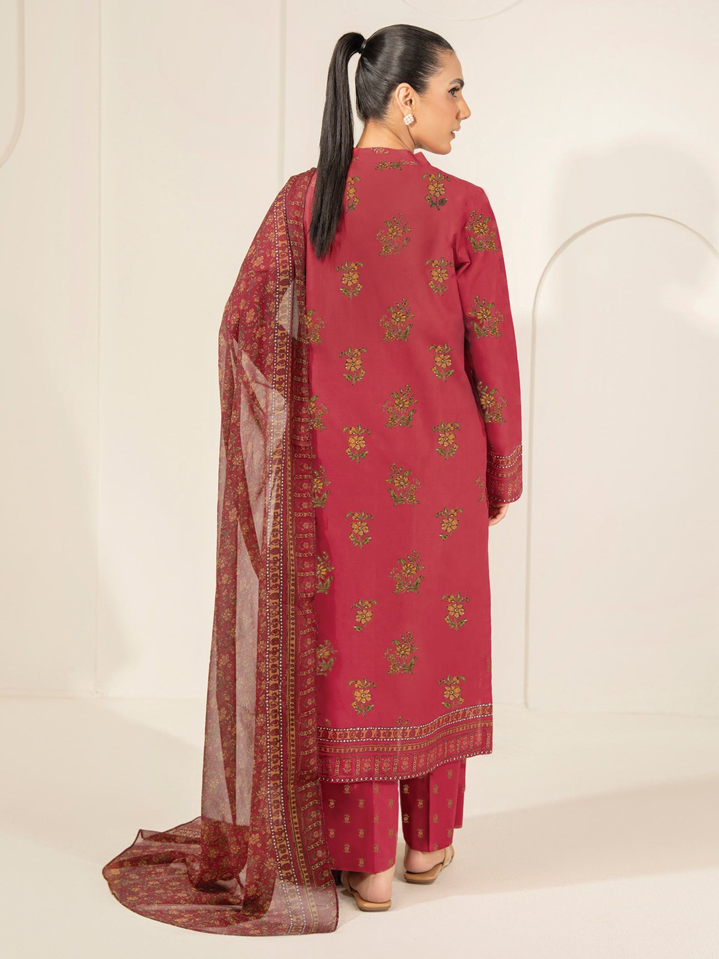 3 Piece Lawn Suit-Printed (Unstitched)