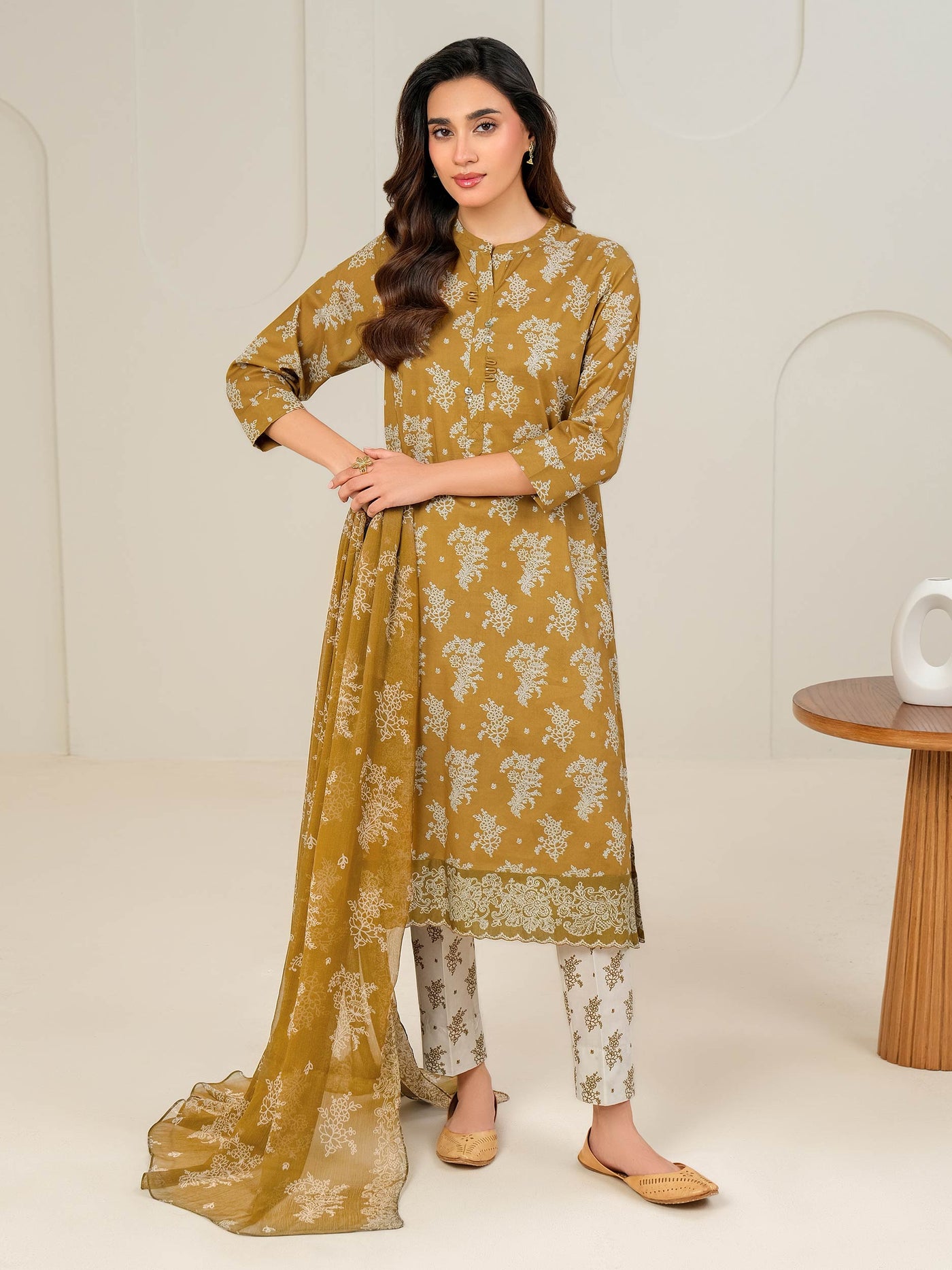 3 Piece Lawn Suit-Printed (Unstitched)
