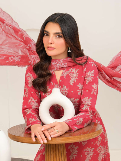3 Piece Lawn Suit-Printed (Unstitched)