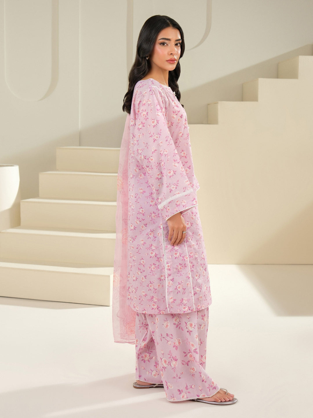 3 Piece Lawn Suit-Printed (Unstitched)