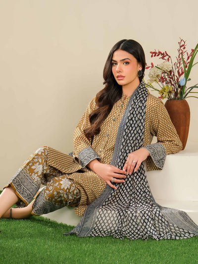 3 Piece Lawn Suit-Printed (Unstitched)