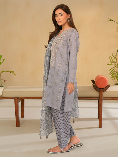 3 Piece Lawn Suit-Embroidered (Unstitched)