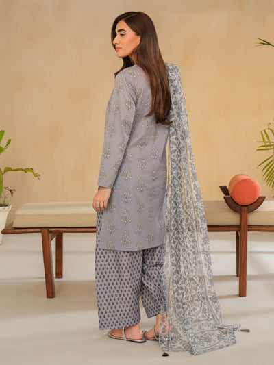 3 Piece Lawn Suit-Embroidered (Unstitched)