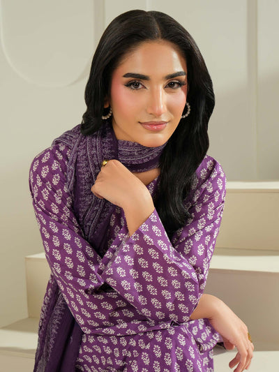 3 Piece Cambric Suit-Printed (Unstitched)