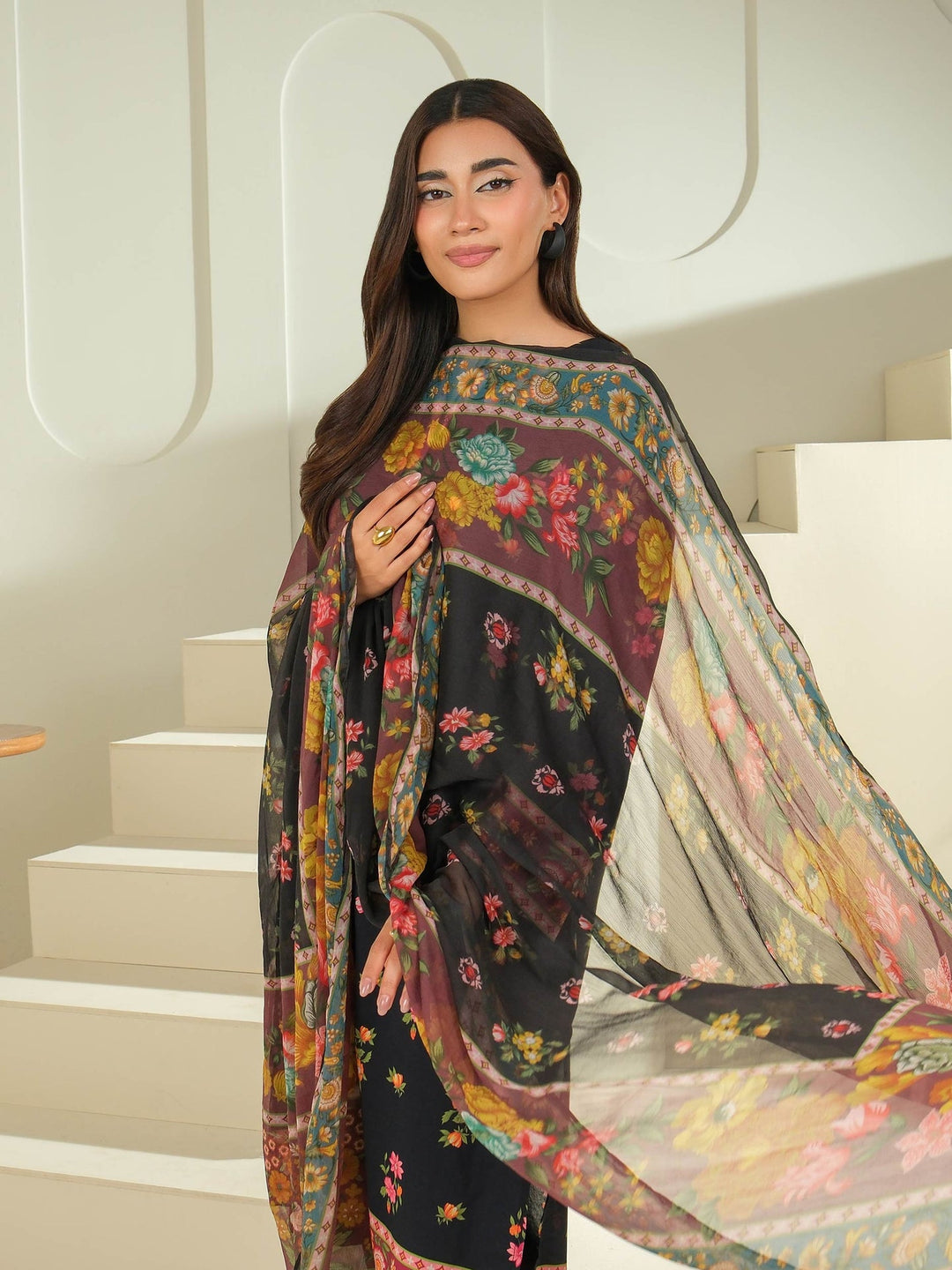 2 Piece Cambric Suit-Printed (Unstitched)