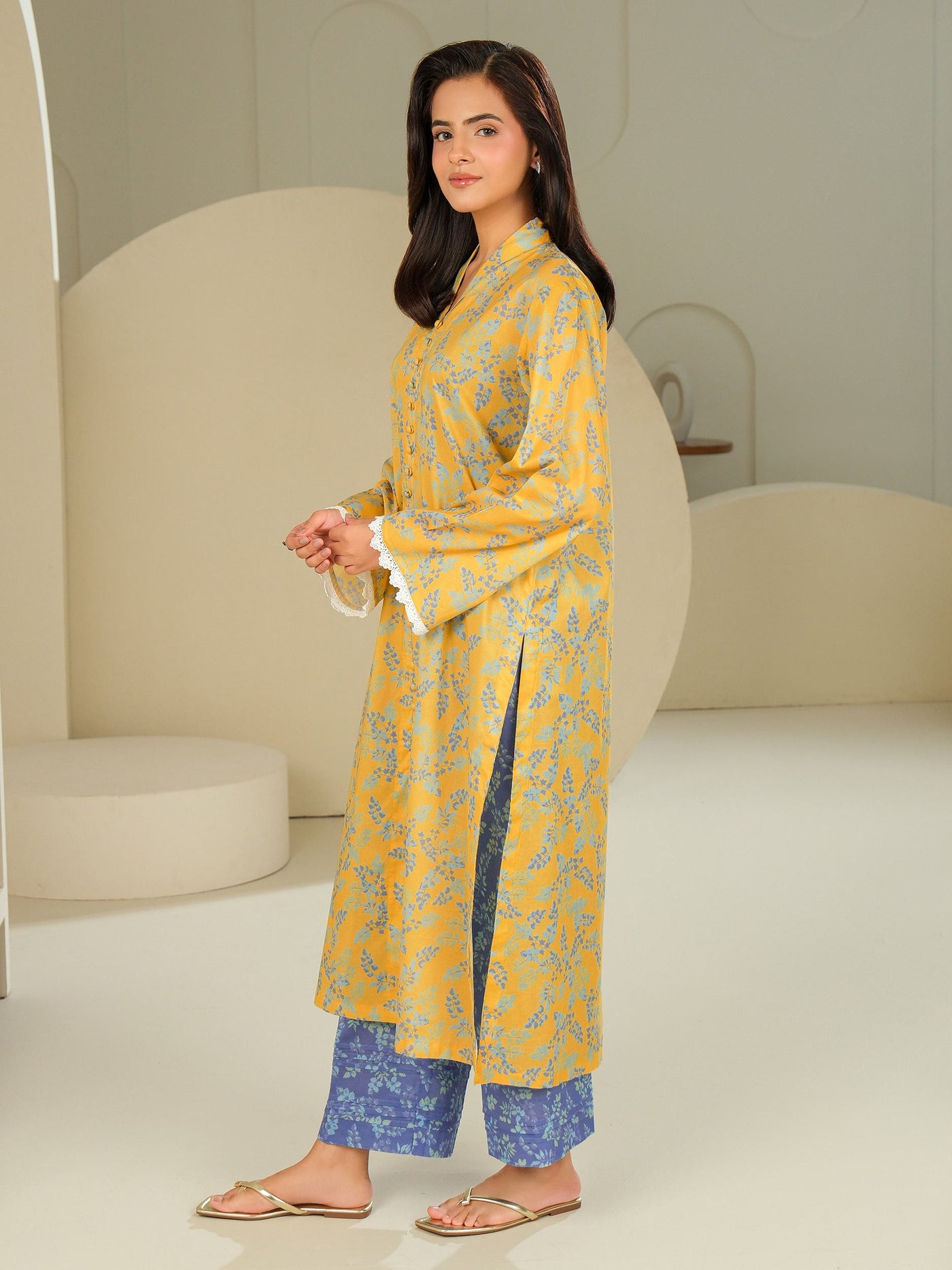 2 Piece Lawn Suit-Printed (Unstitched)