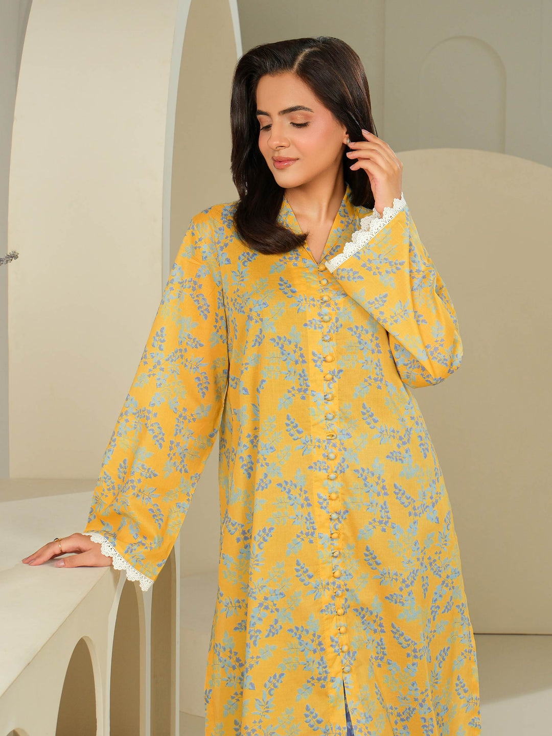 2 Piece Lawn Suit-Printed (Unstitched)