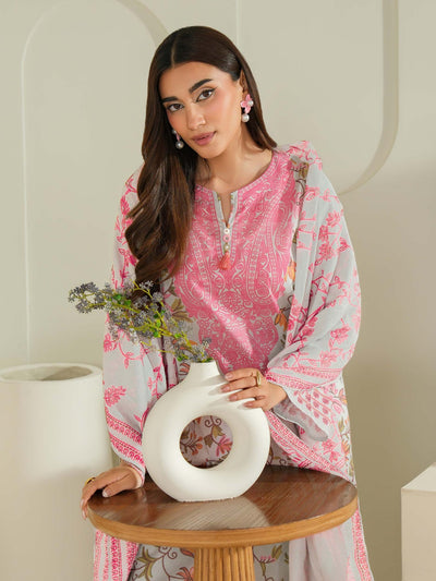 2 Piece Cambric Suit-Printed (Unstitched)