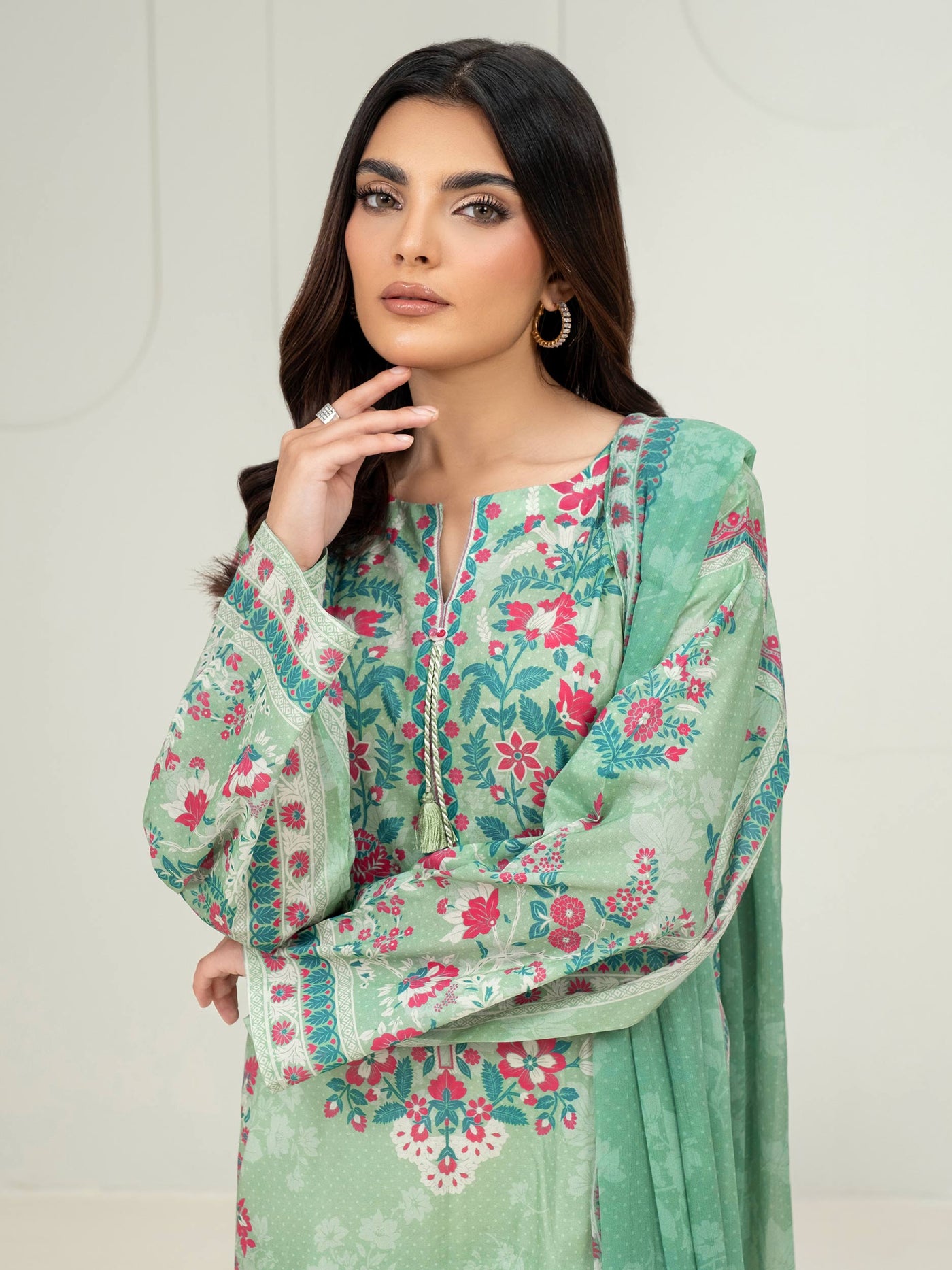 2 Piece Lawn Suit-Printed (Unstitched)