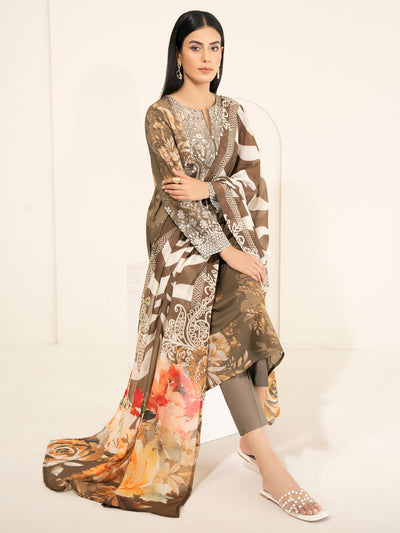 3 Piece Lawn Suit-Printed (Unstitched)