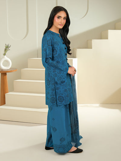 3 Piece Cambric Suit-Printed (Unstitched)