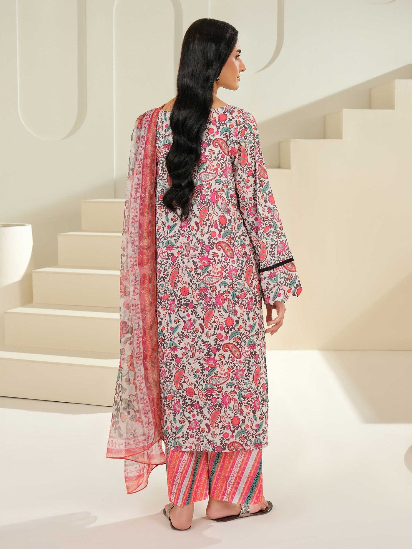 3 Piece Lawn Suit-Printed (Unstitched)
