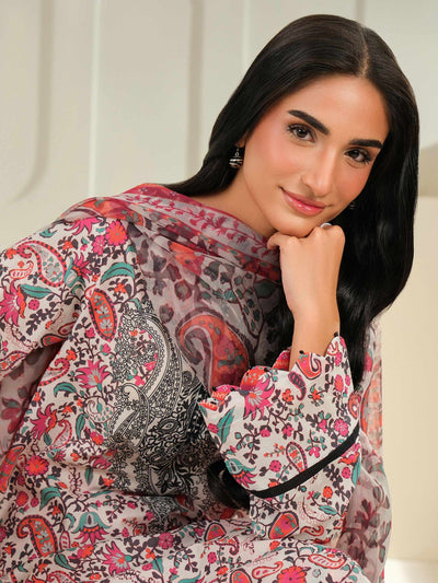 3 Piece Lawn Suit-Printed (Unstitched)