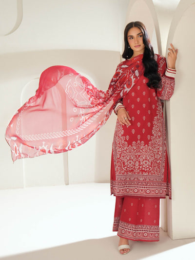 3 Piece Lawn Suit-Printed (Unstitched)