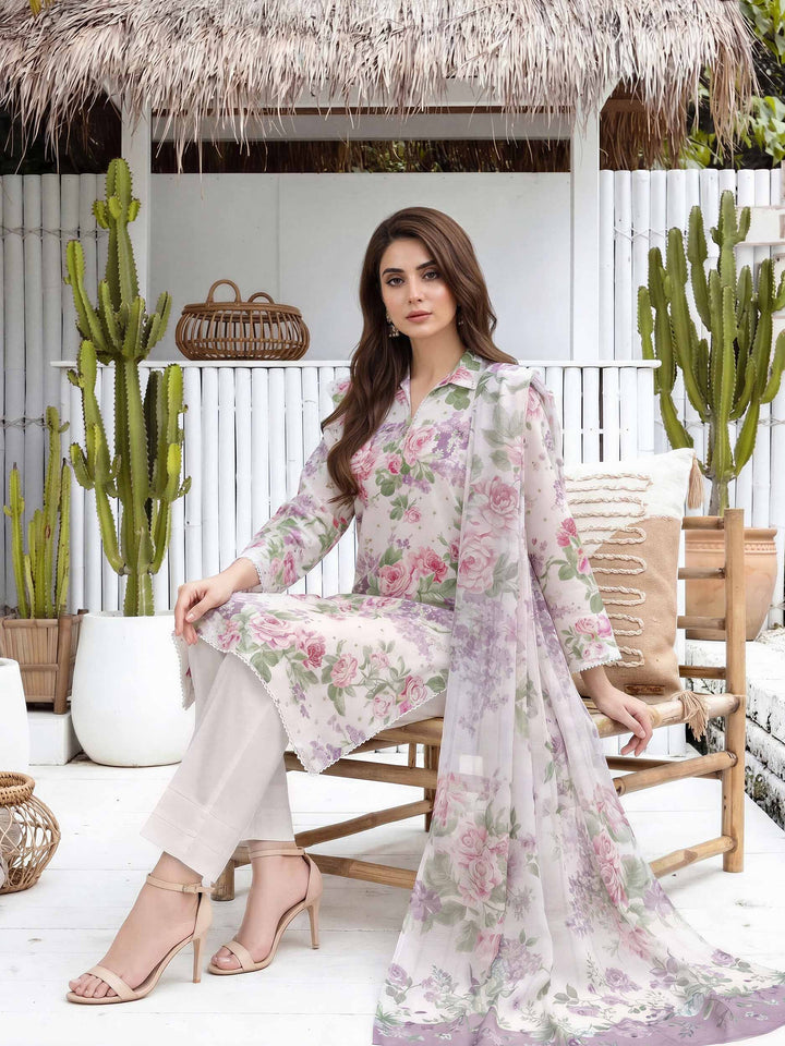 3 Piece Lawn Suit (Unstitched)