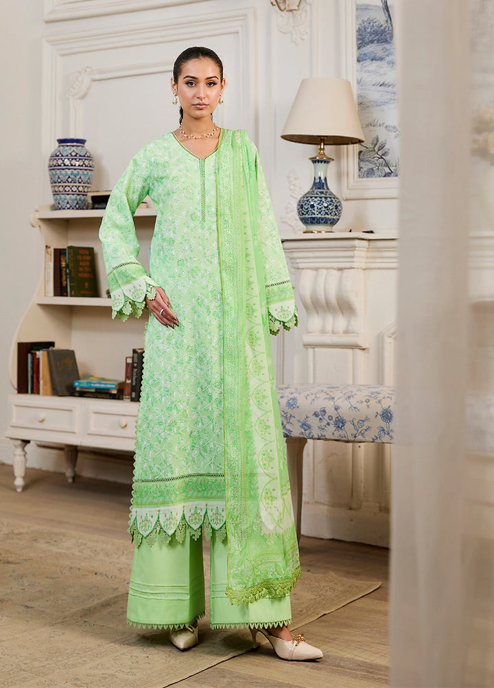 Chikenkari Print Lawn 3 Piece