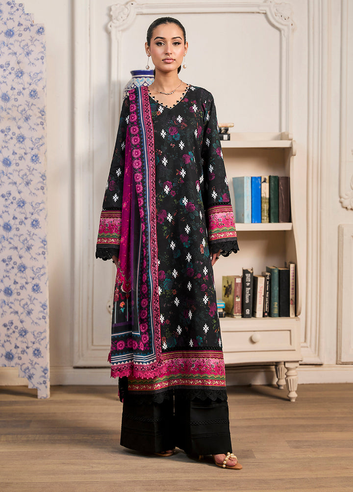 Chikenkari Print Lawn 3 Piece